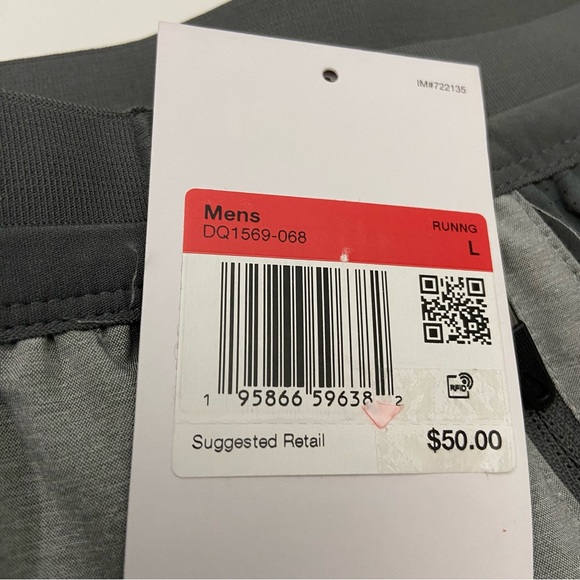 Nike Men’s Flex Stride 5” Brief Lined Running Shorts Grey Size Large 2XL - Picture 6 of 9